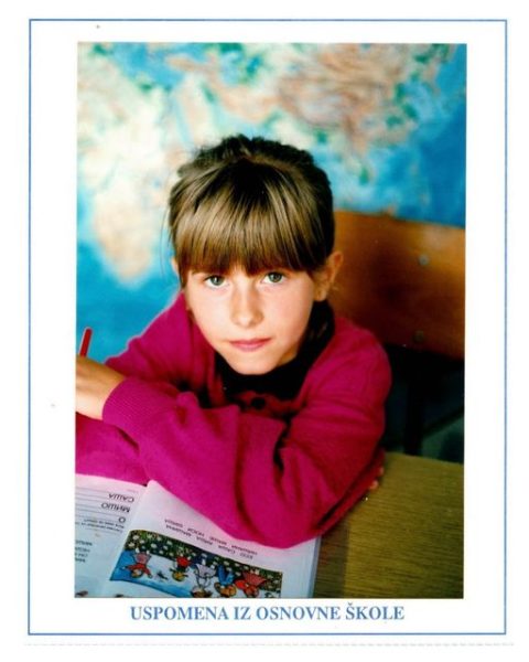 Fotografija Biljane iz osnovne škole
